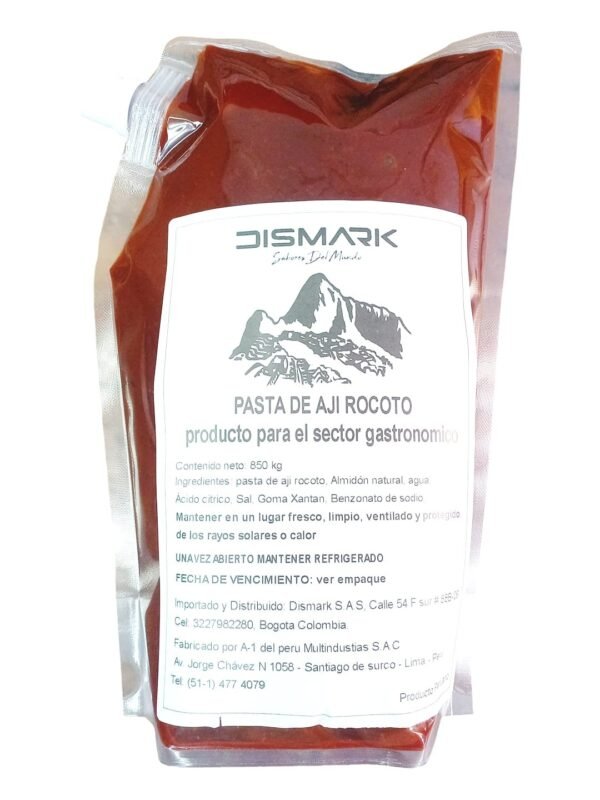 Aji rocoto en pasta x 850 Gr