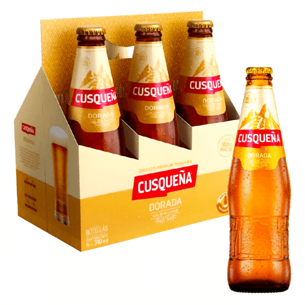 Cerveza Cusqueña Dorada sixpack x 330 ml