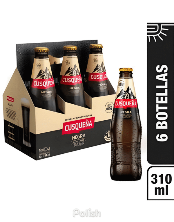 Cerveza Cusqueña Negra sixpack x 310 ml