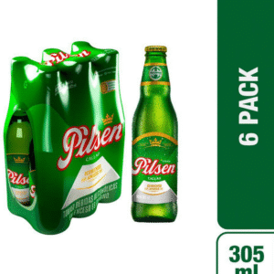 Cerveza Pilsen del callao sixpack x 305 ml