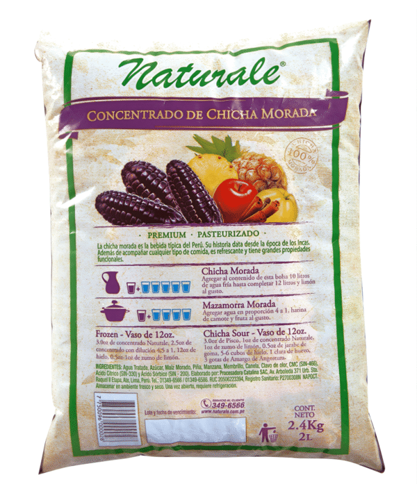 Extracto de chicha morada naturale x 2 Lt