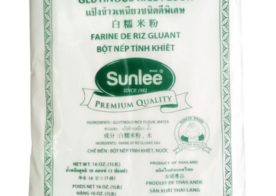 Harina de arroz glutinoso sunlee x 454 gr
