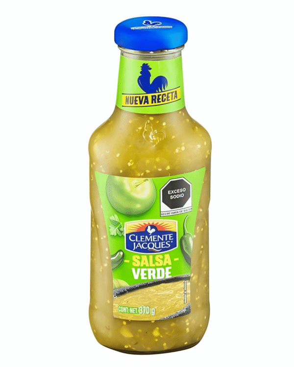 Salsa clemente Jacques verde x 370 gr