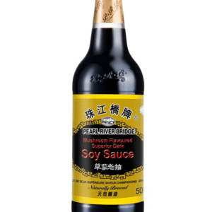 Salsa de soya oscura con sabor champiñón x 500 ml