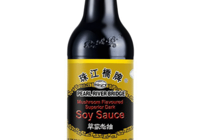 Salsa de soya oscura con sabor champiñón x 500 ml