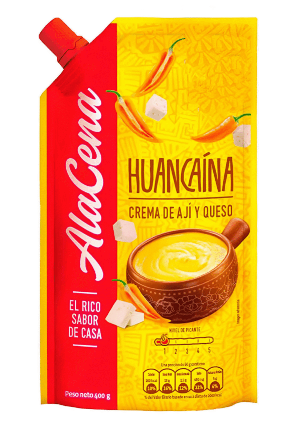 Salsa huancaína alacena x 400 gr