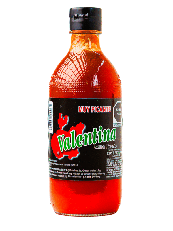 Salsa valentina muy picante x 370 Gr