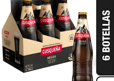 Cerveza Cusqueña negra sixpack x 310 ml