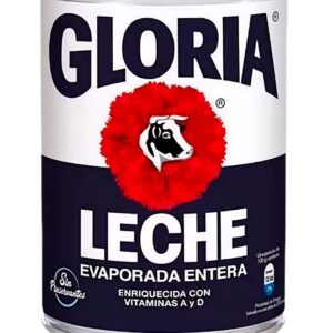 Leche Evaporada Gloria Lata x 390 Gr