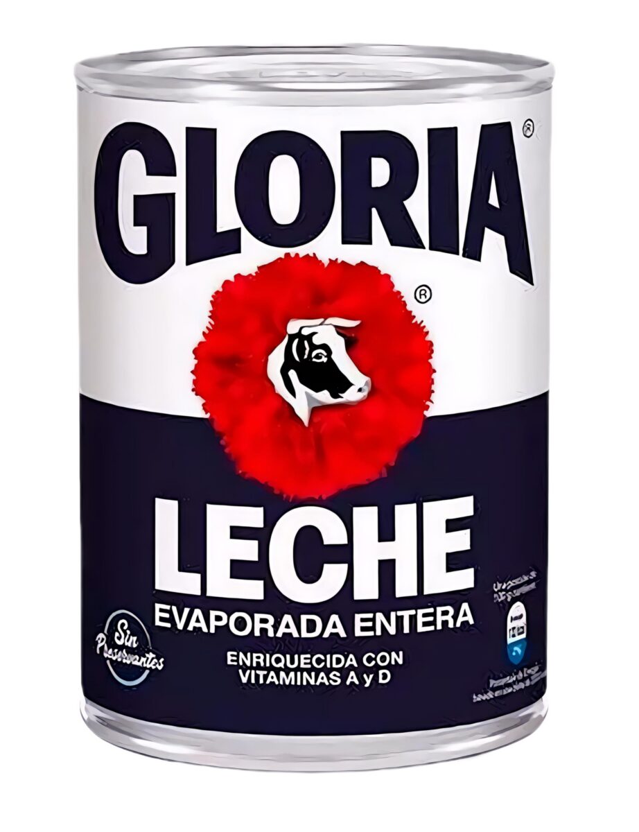 Leche Evaporada Gloria Lata x 390 Gr